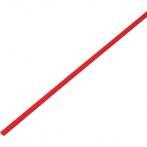 Трубка термоусаживаемая ТУТ 3,0/1,5мм, красная, упаковка 50 шт. по 1м, PROconnect (55-0304)