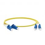 Hyperline FC-D2-9-LC/UR-LC/UR-H-1M-LSZH-YL