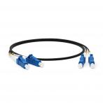 Hyperline FC-D2-9-LC/UR-LC/UR-H-25M-LSZH-BK