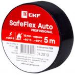 Изолента ПВХ 15мм (рул.5м) черн. SafeFlex Auto EKF plc-iz-sfau-b