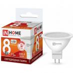 Лампа светодиодная LED-JCDR-VC 8Вт 230В GU5.3 6500К 720лм IN HOME 4690612024721