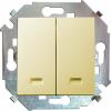  - Механизм выключателя 2-кл. СП Simon 15 16А IP20 с подсветкой винт. зажим сл. кость Simon 1591392-031