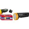  - Фонарь LED 3829 (аккум. 220В черн./желт. 9 LED SLA пласт. коробка) Ultraflash 11240
