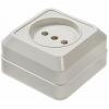  - Розетка 1-м ОП Bolleto 7022 16А IP20 бел. ASD / IN HOME 4680005959785
