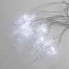 - Гирлянда "Айсикл" (бахрома) "Сосульки" 1.5х0.25м LED бел. провод прозр. Neon-Night 303-068