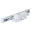  - Булат Доводчик дверной ARCTIC ДД 502/4 AH-W (40-90 кг) белый со скольз. тягой, морозостойкий (10)