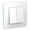  - Выключатель 2-кл. СП Blanca 6А IP20 (сх. 5) 250В бел. SE BLNVS006501
