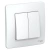  - Выключатель 2-кл. СП Blanca 10А IP20 (сх. 5) 250В бел. SE BLNVS010501