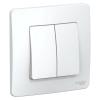  - Переключатель проходной 2-кл. СП Blanca 10А IP20 (сх. 6+6) 250В бел. SE BLNVS106601
