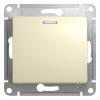  - Переключатель проходной 1-кл. СП Glossa 10А IP20 (сх. 6а) 10AX с подсветкой механизм беж. SE GSL000263