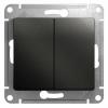  - Выключатель 2-кл. СП Glossa 10А IP20 (сх. 5) 10AX механизм антрацит SE GSL000751