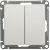  - Переключатель проходной 2-кл. СП W59 10А IP20 10AX механизм бел. SE VS610-256-1-86
