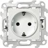  - Розетка 1-м СП Simon 24 16А IP20 2P+E Push&Go защ. шторки механизм бел. Simon 2420432-030