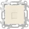  - Розетка компьютерная СП Simon 24 RJ45 кат.5E UTP IP20 механизм сл. кость Simon 2410598-031