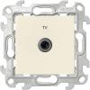  - Розетка телевизионная одиночная TV СП Simon 24 IP20 механизм сл. кость Simon 2450477-031